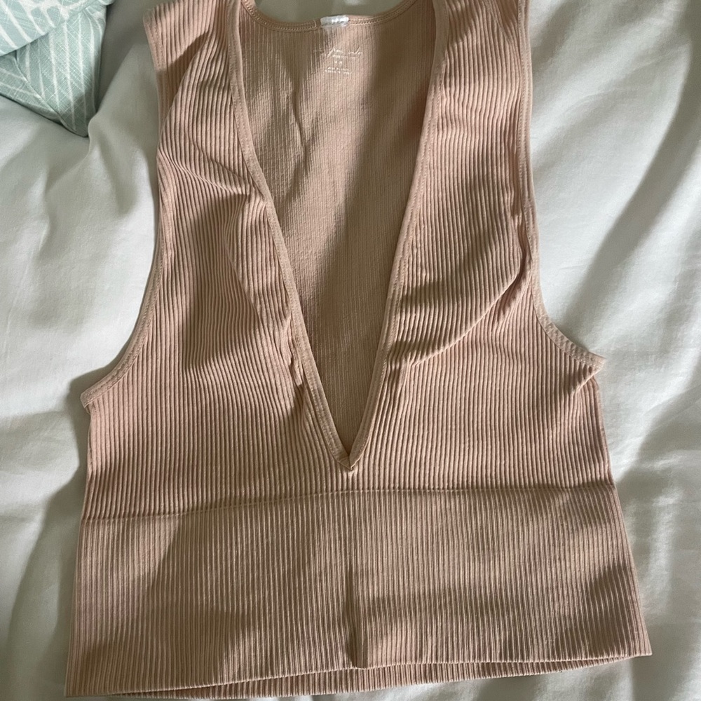 Out From Under Hailey Seamless Plunge Bra Top